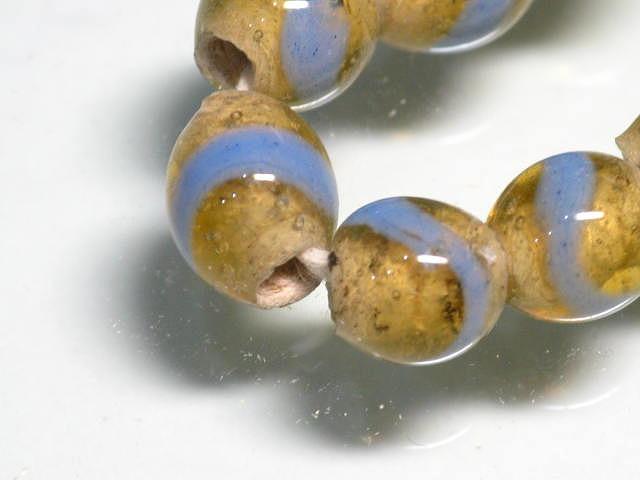 TOKO-BEADS AG944N-14 Glass bead (strand) 8mm AG944N-14 とんぼ玉（連） 8mm Asian bead & African bead  Handmade,Lampeork,bead,asia,india,ethnic,parts,accessory,beads とんぼ玉,ビーズ,トンボ玉,アジア,インド,エスニック,手作り,パーツ,アクセサリー