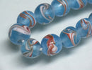 TOKO-BEADS AG944-59N Glass bead (strand) 8mm AG944-59N とんぼ玉（連） 8mm Asian bead & African bead  Handmade,Lampeork,bead,asia,india,ethnic,parts,accessory,beads とんぼ玉,ビーズ,トンボ玉,アジア,インド,エスニック,手作り,パーツ,アクセサリー