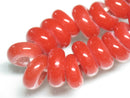 TOKO-BEADS AG945-01N Glass bead (strand) 11~12mm AG945-01N リング型ビーズ（連） 11~12mm Asian bead & African bead  Handmade,Lampeork,bead,asia,india,ethnic,parts,accessory,beads とんぼ玉,ビーズ,トンボ玉,アジア,インド,エスニック,手作り,パーツ,アクセサリー