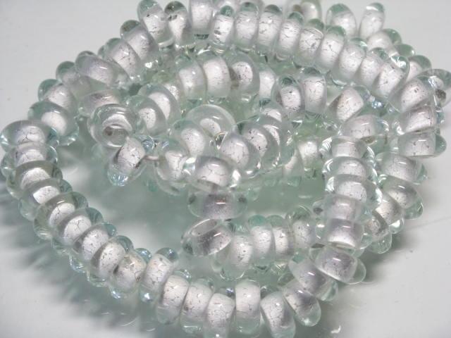 | TOKO-BEADS |AG945N-03 リング型ビーズ（連） 12~13mmとんぼ玉,ビーズ,トンボ玉,アジア,インド,エスニック,手作り,パーツ,アクセサリー