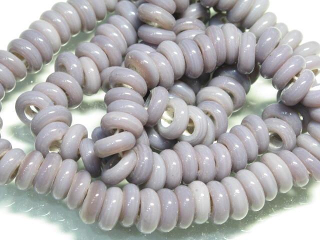 | TOKO-BEADS |AG945N-11 リング型ビーズ（連） 11~12mmとんぼ玉,ビーズ,トンボ玉,アジア,インド,エスニック,手作り,パーツ,アクセサリー