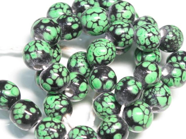 | TOKO-BEADS |AG946N-95 フラワービーズ（連） 11~12mmとんぼ玉,ビーズ,トンボ玉,アジア,インド,エスニック,手作り,パーツ,アクセサリー