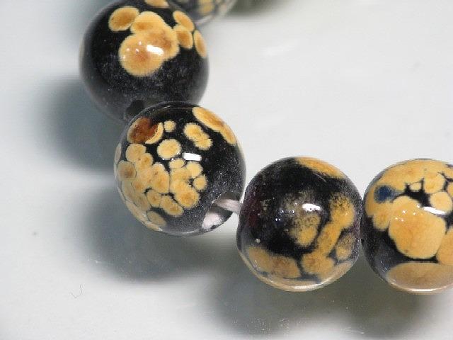 TOKO-BEADS AG946N-96 Glass bead (strand) 11~12mm AG946N-96 フラワービーズ（連） 11~12mm Asian bead & African bead  Handmade,Lampeork,bead,asia,india,ethnic,parts,accessory,beads とんぼ玉,ビーズ,トンボ玉,アジア,インド,エスニック,手作り,パーツ,アクセサリー