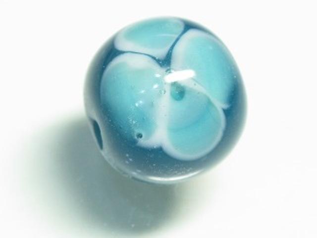 TOKO-BEADS AG946S-88 Glass bead 11mm AG946S-88 フラワービーズ 11mm Asian bead & African bead  Handmade,Lampeork,bead,asia,india,ethnic,parts,accessory,beads とんぼ玉,ビーズ,トンボ玉,アジア,インド,エスニック,手作り,パーツ,アクセサリー