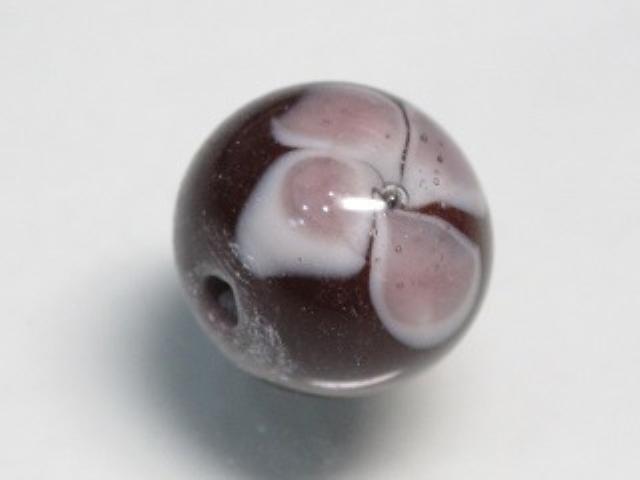 TOKO-BEADS AG946S-93 Glass bead 11mm AG946S-93 フラワービーズ 11mm Asian bead & African bead  Handmade,Lampeork,bead,asia,india,ethnic,parts,accessory,beads とんぼ玉,ビーズ,トンボ玉,アジア,インド,エスニック,手作り,パーツ,アクセサリー