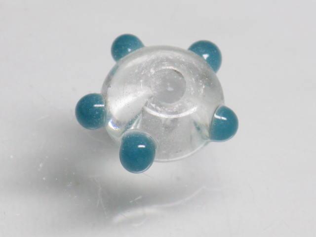 | TOKO-BEADS |AG947S-06 スタッドビーズ 7mmとんぼ玉,ビーズ,トンボ玉,アジア,インド,エスニック,手作り,パーツ,アクセサリー