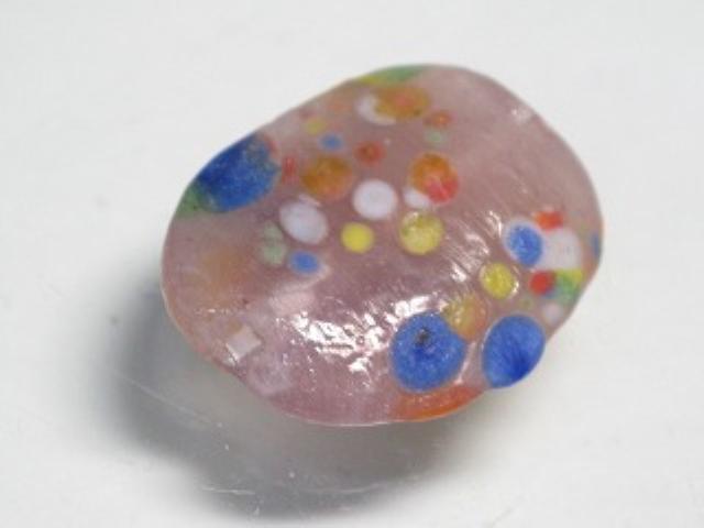 TOKO-BEADS AG948S-10 Glass bead 15mm AG948S-10 オーバルビーズ 15mm Asian bead & African bead  Handmade,Lampeork,bead,asia,india,ethnic,parts,accessory,beads とんぼ玉,ビーズ,トンボ玉,アジア,インド,エスニック,手作り,パーツ,アクセサリー