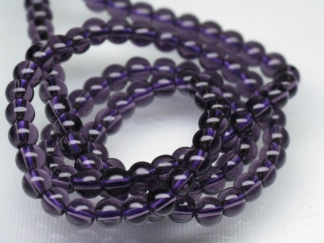 | TOKO-BEADS |AG949N-10 クリアシードビーズ（連） 4~4.5mmとんぼ玉,ビーズ,トンボ玉,アジア,インド,エスニック,手作り,パーツ,アクセサリー