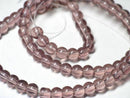 TOKO-BEADS AG949-19N Glass Seed bead (strand) 4~4.5mm AG949-19N クリアシードビーズ（連） 4~4.5mm Asian bead & African bead  Handmade,Lampeork,bead,asia,india,ethnic,parts,accessory,beads とんぼ玉,ビーズ,トンボ玉,アジア,インド,エスニック,手作り,パーツ,アクセサリー