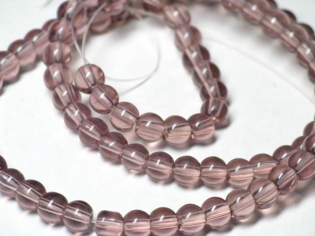 | TOKO-BEADS |AG949N-19 クリアシードビーズ（連） 4~4.5mmとんぼ玉,ビーズ,トンボ玉,アジア,インド,エスニック,手作り,パーツ,アクセサリー