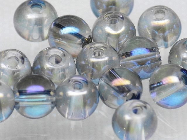 | TOKO-BEADS |AG949S-08 クリアシードビーズ 4~4.5mmとんぼ玉,ビーズ,トンボ玉,アジア,インド,エスニック,手作り,パーツ,アクセサリー