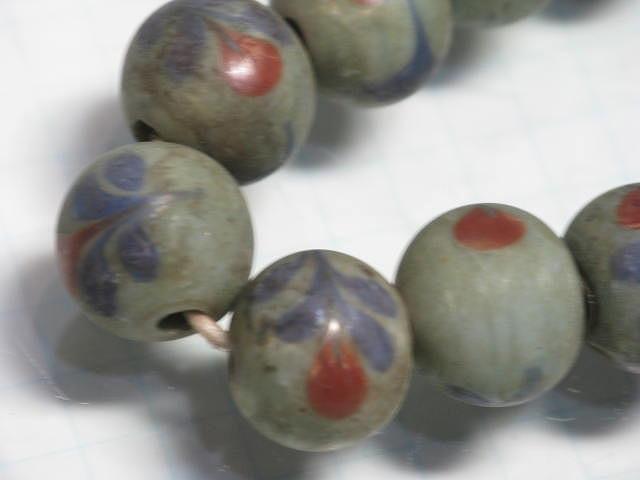 TOKO-BEADS AG951N-29 Glass bead (strand) 12mm AG951N-29 フラワービーズ（連） 12mm Asian bead & African bead  Handmade,Lampeork,bead,asia,india,ethnic,parts,accessory,beads とんぼ玉,ビーズ,トンボ玉,アジア,インド,エスニック,手作り,パーツ,アクセサリー