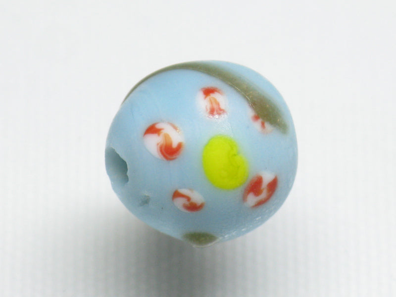 TOKO-BEADS AG951S-03 Glass bead 10mm AG951S-03 フラワービーズ 10mm Asian bead & African bead  Handmade,Lampeork,bead,asia,india,ethnic,parts,accessory,beads とんぼ玉,ビーズ,トンボ玉,アジア,インド,エスニック,手作り,パーツ,アクセサリー