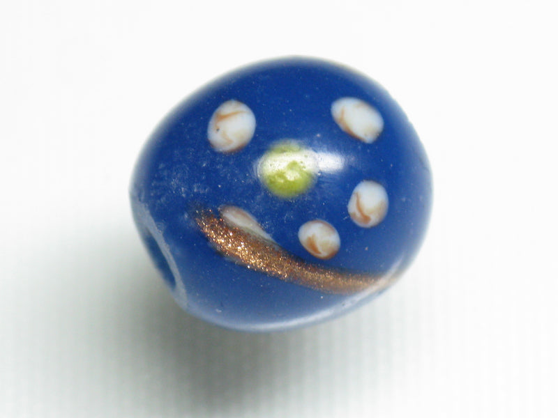 TOKO-BEADS AG951S-06 Glass bead 10mm AG951S-06 フラワービーズ 10mm Asian bead & African bead  Handmade,Lampeork,bead,asia,india,ethnic,parts,accessory,beads とんぼ玉,ビーズ,トンボ玉,アジア,インド,エスニック,手作り,パーツ,アクセサリー
