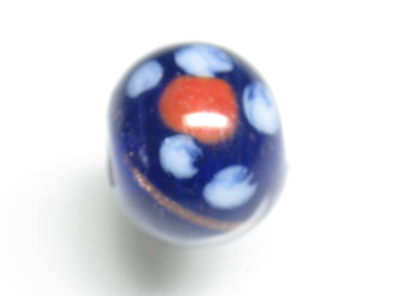 TOKO-BEADS AG951S-10 Glass bead 10mm AG951S-10 フラワービーズ 10mm Asian bead & African bead  Handmade,Lampeork,bead,asia,india,ethnic,parts,accessory,beads とんぼ玉,ビーズ,トンボ玉,アジア,インド,エスニック,手作り,パーツ,アクセサリー