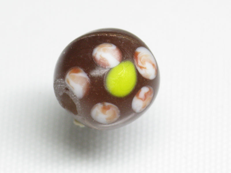 TOKO-BEADS AG951S-16 Glass bead 10mm AG951S-16 フラワービーズ 10mm Asian bead & African bead  Handmade,Lampeork,bead,asia,india,ethnic,parts,accessory,beads とんぼ玉,ビーズ,トンボ玉,アジア,インド,エスニック,手作り,パーツ,アクセサリー