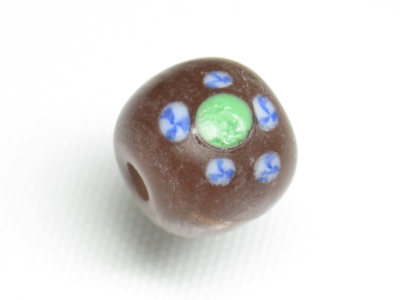 TOKO-BEADS AG951S-20 Glass bead 10mm AG951S-20 フラワービーズ 10mm Asian bead & African bead  Handmade,Lampeork,bead,asia,india,ethnic,parts,accessory,beads とんぼ玉,ビーズ,トンボ玉,アジア,インド,エスニック,手作り,パーツ,アクセサリー