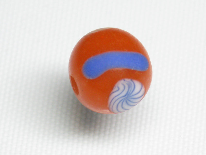 TOKO-BEADS AG951S-40 Glass bead 10~11mm AG951S-40 フラワービーズ 10~11mm Asian bead & African bead  Handmade,Lampeork,bead,asia,india,ethnic,parts,accessory,beads とんぼ玉,ビーズ,トンボ玉,アジア,インド,エスニック,手作り,パーツ,アクセサリー