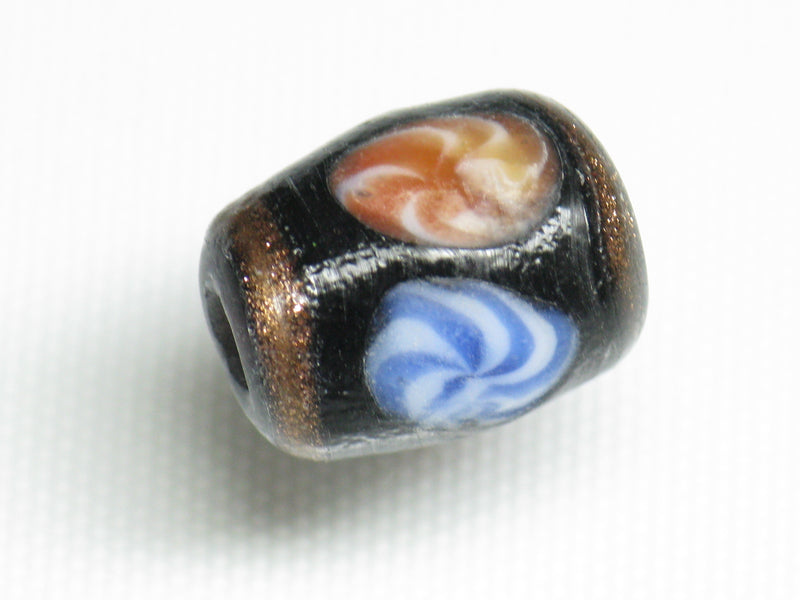TOKO-BEADS AG951S-45 Glass bead 10.5mm AG951S-45 フラワービーズ 10.5mm Asian bead & African bead  Handmade,Lampeork,bead,asia,india,ethnic,parts,accessory,beads とんぼ玉,ビーズ,トンボ玉,アジア,インド,エスニック,手作り,パーツ,アクセサリー