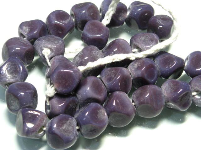 TOKO-BEADS AG953N-03 Glass bead (strand) 17mm AG953N-03 六面カットビーズ(L)(連) 17mm Asian bead & African bead  Handmade,Lampeork,bead,asia,india,ethnic,parts,accessory,beads とんぼ玉,ビーズ,トンボ玉,アジア,インド,エスニック,手作り,パーツ,アクセサリー