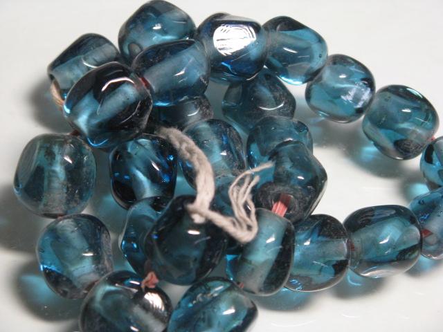 | TOKO-BEADS |AG953N-10 六面カットビーズ(L)(連) 17mmとんぼ玉,ビーズ,トンボ玉,アジア,インド,エスニック,手作り,パーツ,アクセサリー