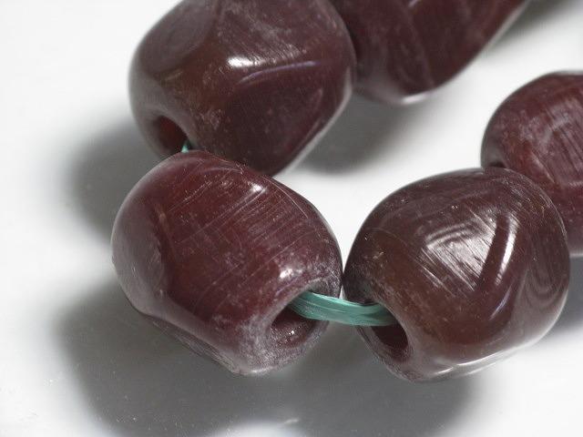 TOKO-BEADS AG953N-20 Glass bead (strand) 17mm AG953N-20 六面カットビーズ(L)(連) 17mm Asian bead & African bead  Handmade,Lampeork,bead,asia,india,ethnic,parts,accessory,beads とんぼ玉,ビーズ,トンボ玉,アジア,インド,エスニック,手作り,パーツ,アクセサリー