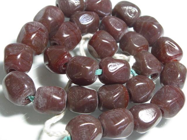 | TOKO-BEADS |AG953N-20 六面カットビーズ(L)(連) 17mmとんぼ玉,ビーズ,トンボ玉,アジア,インド,エスニック,手作り,パーツ,アクセサリー