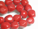 TOKO-BEADS AG953-28N Glass bead (strand) 15~16mm AG953-28N 六面カットビーズ(L)(連) 15~16mm Asian bead & African bead  Handmade,Lampeork,bead,asia,india,ethnic,parts,accessory,beads とんぼ玉,ビーズ,トンボ玉,アジア,インド,エスニック,手作り,パーツ,アクセサリー
