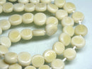 TOKO-BEADS AG954-01N Glass bead  (strand) 8~10mm AG954-01N 丸型フラットビーズ（連） 8~10mm Asian bead & African bead  Handmade,Lampeork,bead,asia,india,ethnic,parts,accessory,beads とんぼ玉,ビーズ,トンボ玉,アジア,インド,エスニック,手作り,パーツ,アクセサリー