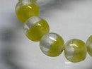 TOKO-BEADS AG956-32N Glass bead (strand) 9~10mm AG956-32N ツートーンビーズ（連） 9~10mm Asian bead & African bead  Handmade,Lampeork,bead,asia,india,ethnic,parts,accessory,beads とんぼ玉,ビーズ,トンボ玉,アジア,インド,エスニック,手作り,パーツ,アクセサリー
