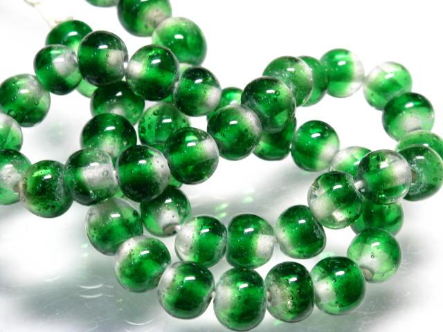 TOKO-BEADS AG956-33N Glass bead (strand) 9~10mm AG956-33N ツートーンビーズ（連） 9~10mm Asian bead & African bead  Handmade,Lampeork,bead,asia,india,ethnic,parts,accessory,beads とんぼ玉,ビーズ,トンボ玉,アジア,インド,エスニック,手作り,パーツ,アクセサリー