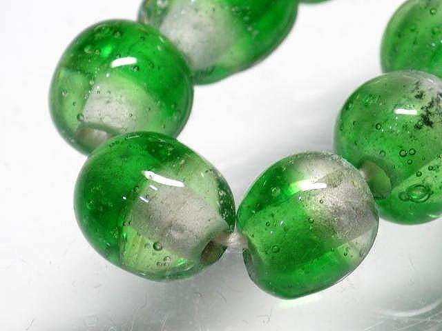 TOKO-BEADS AG956-34N Glass bead (strand) 9~10mm AG956-34N ツートーンビーズ（連） 9~10mm Asian bead & African bead  Handmade,Lampeork,bead,asia,india,ethnic,parts,accessory,beads とんぼ玉,ビーズ,トンボ玉,アジア,インド,エスニック,手作り,パーツ,アクセサリー