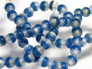 TOKO-BEADS AG956-39N Glass bead (strand) 9~10mm AG956-39N ツートーンビーズ（連） 9~10mm Asian bead & African bead  Handmade,Lampeork,bead,asia,india,ethnic,parts,accessory,beads とんぼ玉,ビーズ,トンボ玉,アジア,インド,エスニック,手作り,パーツ,アクセサリー