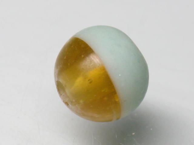 TOKO-BEADS AG956-41S Glass bead 9~9.5mm AG956-41S ツートーンビーズ 9~9.5mm Asian bead & African bead  Handmade,Lampeork,bead,asia,india,ethnic,parts,accessory,beads とんぼ玉,ビーズ,トンボ玉,アジア,インド,エスニック,手作り,パーツ,アクセサリー
