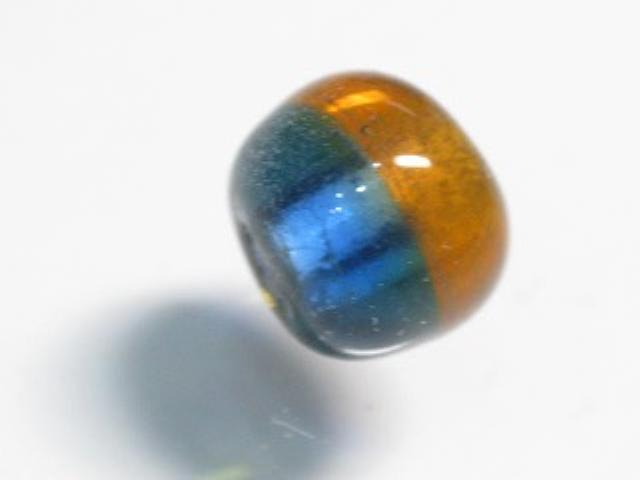 TOKO-BEADS AG956-42S Glass bead 9~10mm AG956-42S ツートーンビーズ 9~10mm Asian bead & African bead  Handmade,Lampeork,bead,asia,india,ethnic,parts,accessory,beads とんぼ玉,ビーズ,トンボ玉,アジア,インド,エスニック,手作り,パーツ,アクセサリー