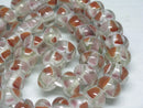 TOKO-BEADS AG957-20N Glass bead (strand) 11~12mm AG957-20N モザイクとんぼ玉（連） 11~12mm Asian bead & African bead  Handmade,Lampeork,bead,asia,india,ethnic,parts,accessory,beads とんぼ玉,ビーズ,トンボ玉,アジア,インド,エスニック,手作り,パーツ,アクセサリー
