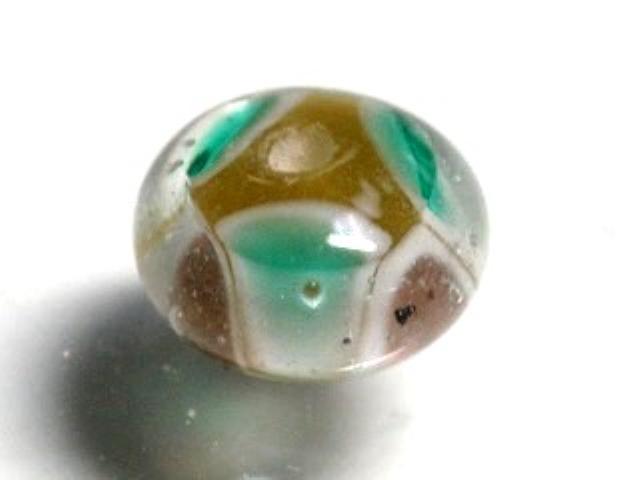 TOKO-BEADS AG957S-07 Glass bead 9~10mm AG957S-07 モザイクとんぼ玉 9~10mm Asian bead & African bead  Handmade,Lampeork,bead,asia,india,ethnic,parts,accessory,beads とんぼ玉,ビーズ,トンボ玉,アジア,インド,エスニック,手作り,パーツ,アクセサリー