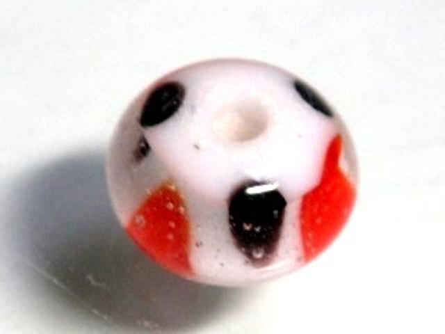 TOKO-BEADS AG957S-22 Glass bead 9~10mm AG957S-22 モザイクとんぼ玉 9~10mm Asian bead & African bead  Handmade,Lampeork,bead,asia,india,ethnic,parts,accessory,beads とんぼ玉,ビーズ,トンボ玉,アジア,インド,エスニック,手作り,パーツ,アクセサリー