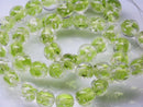 TOKO-BEADS AG958-23N Luminous Glass bead (strand) 8mm AG958-23N 蓄光ガラスビーズ（連） 8mm Asian bead & African bead  Handmade,Lampeork,bead,asia,india,ethnic,parts,accessory,beads とんぼ玉,ビーズ,トンボ玉,アジア,インド,エスニック,手作り,パーツ,アクセサリー