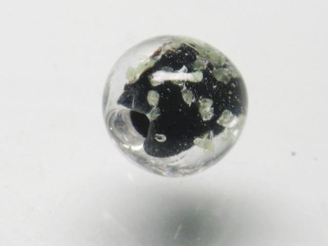 TOKO-BEADS AG958S-26 Luminous Glass bead 8mm AG958S-26 蓄光ガラスビーズ 8mm Asian bead & African bead  Handmade,Lampeork,bead,asia,india,ethnic,parts,accessory,beads とんぼ玉,ビーズ,トンボ玉,アジア,インド,エスニック,手作り,パーツ,アクセサリー
