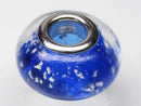 TOKO-BEADS AG958S-58 Luminous Pandora bead 14mm AG958S-58 蓄光ガラスビーズ（メタル付） 14mm Asian bead & African bead  Handmade,Lampeork,bead,asia,india,ethnic,parts,accessory,beads とんぼ玉,ビーズ,トンボ玉,アジア,インド,エスニック,手作り,パーツ,アクセサリー
