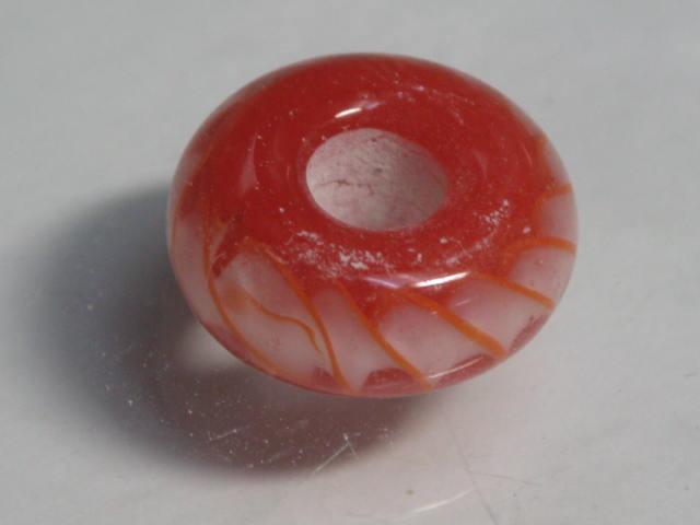 TOKO-BEADS AG961S-11 Glass bead 15~16mm AG961S-11 リング型とんぼ玉 15~16mm Asian bead & African bead  Handmade,Lampeork,bead,asia,india,ethnic,parts,accessory,beads とんぼ玉,ビーズ,トンボ玉,アジア,インド,エスニック,手作り,パーツ,アクセサリー