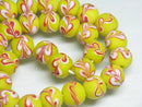TOKO-BEADS AG962-02N Glass bead (strand) 12mm AG962-02N とんぼ玉（連） 12mm Asian bead & African bead  Handmade,Lampeork,bead,asia,india,ethnic,parts,accessory,beads とんぼ玉,ビーズ,トンボ玉,アジア,インド,エスニック,手作り,パーツ,アクセサリー
