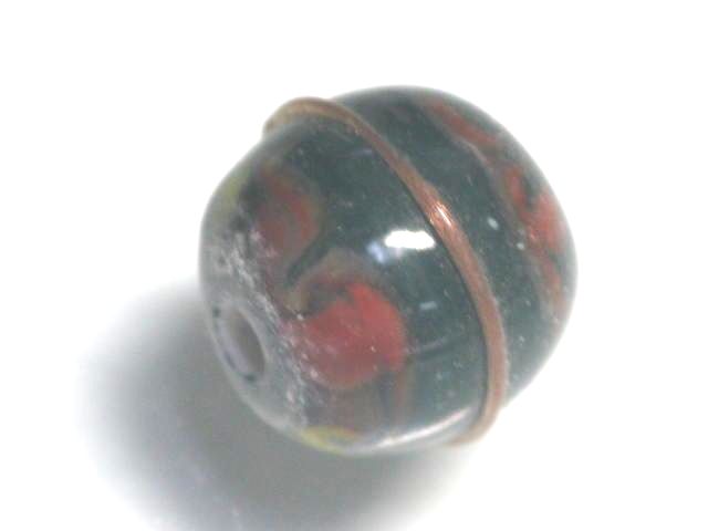 TOKO-BEADS AG962S-16 Glass bead 12mm AG962S-16 とんぼ玉 12mm Asian bead & African bead  Handmade,Lampeork,bead,asia,india,ethnic,parts,accessory,beads とんぼ玉,ビーズ,トンボ玉,アジア,インド,エスニック,手作り,パーツ,アクセサリー