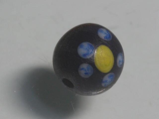 TOKO-BEADS AG962S-21 Glass bead 11mm AG962S-21 フラワービーズ 11mm Asian bead & African bead  Handmade,Lampeork,bead,asia,india,ethnic,parts,accessory,beads とんぼ玉,ビーズ,トンボ玉,アジア,インド,エスニック,手作り,パーツ,アクセサリー