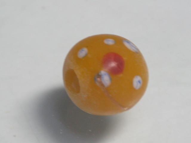 TOKO-BEADS AG962S-22 Glass bead 11mm AG962S-22 フラワービーズ 11mm Asian bead & African bead  Handmade,Lampeork,bead,asia,india,ethnic,parts,accessory,beads とんぼ玉,ビーズ,トンボ玉,アジア,インド,エスニック,手作り,パーツ,アクセサリー