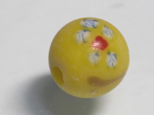 TOKO-BEADS AG962S-25 Glass bead 12~14mm AG962S-25 フラワービーズ 12~14mm Asian bead & African bead  Handmade,Lampeork,bead,asia,india,ethnic,parts,accessory,beads とんぼ玉,ビーズ,トンボ玉,アジア,インド,エスニック,手作り,パーツ,アクセサリー