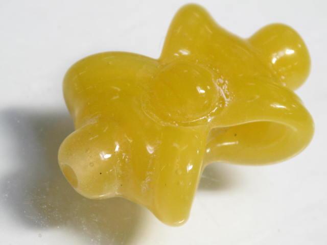TOKO-BEADS AG963S-08 Glass bead 16mm AG963S-08 リボン型とんぼ玉 16mm Asian bead & African bead  Handmade,Lampeork,bead,asia,india,ethnic,parts,accessory,beads とんぼ玉,ビーズ,トンボ玉,アジア,インド,エスニック,手作り,パーツ,アクセサリー