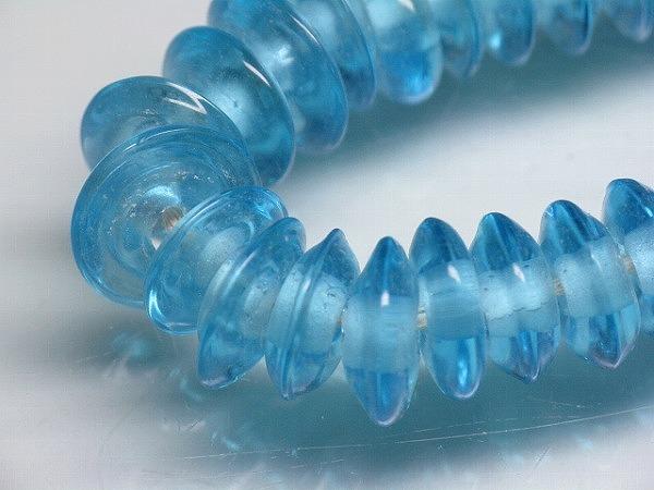 TOKO-BEADS AG964-04N Glass bead (strand) 9.5mm AG964-04N ボタン型ビーズ（連） 9.5mm Asian bead & African bead  Handmade,Lampeork,bead,asia,india,ethnic,parts,accessory,beads とんぼ玉,ビーズ,トンボ玉,アジア,インド,エスニック,手作り,パーツ,アクセサリー