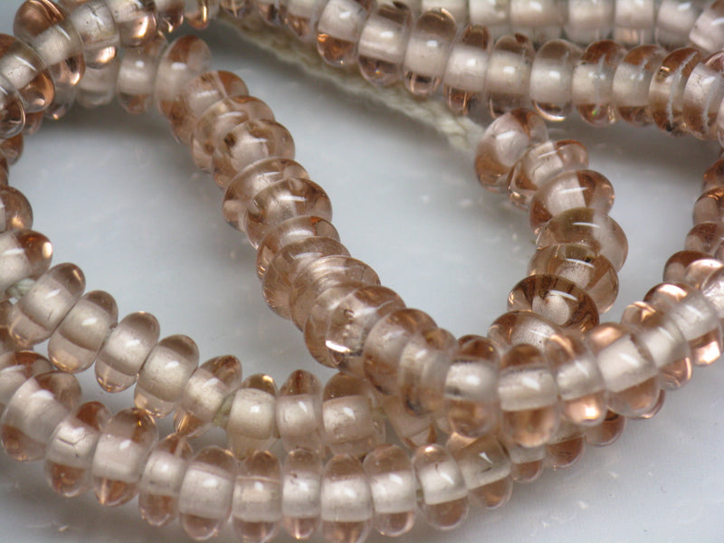 TOKO-BEADS AG964-07N Glass bead (strand) 8~9mm AG964-07N ボタン型ビーズ（連） 8~9mm Asian bead & African bead  Handmade,Lampeork,bead,asia,india,ethnic,parts,accessory,beads とんぼ玉,ビーズ,トンボ玉,アジア,インド,エスニック,手作り,パーツ,アクセサリー
